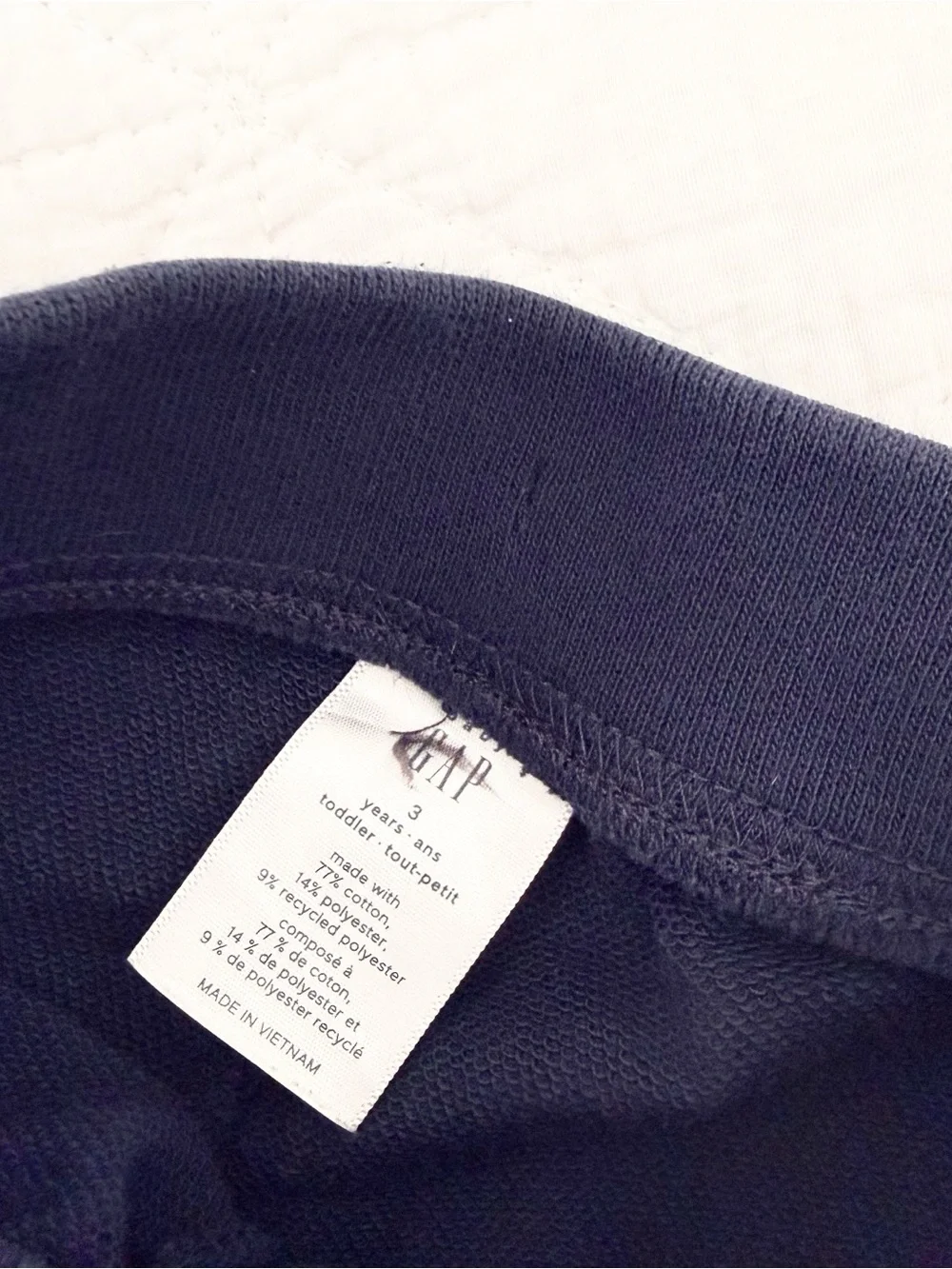 GAP 3T Kids Navy Logo Jogger Sweatpants